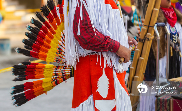 Indian dancer on street