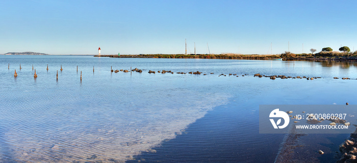 Phare de la pointe des Onglous - Marseillan - Herault en Occitanie