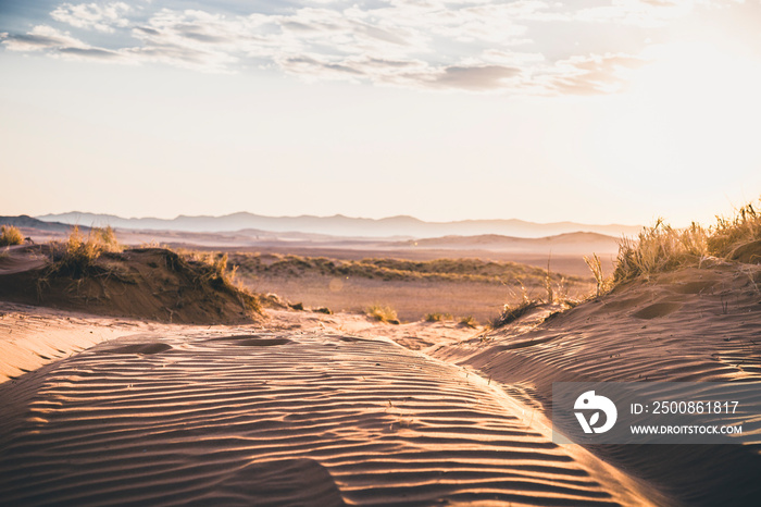 Sunset in desert, Namibia - Africa