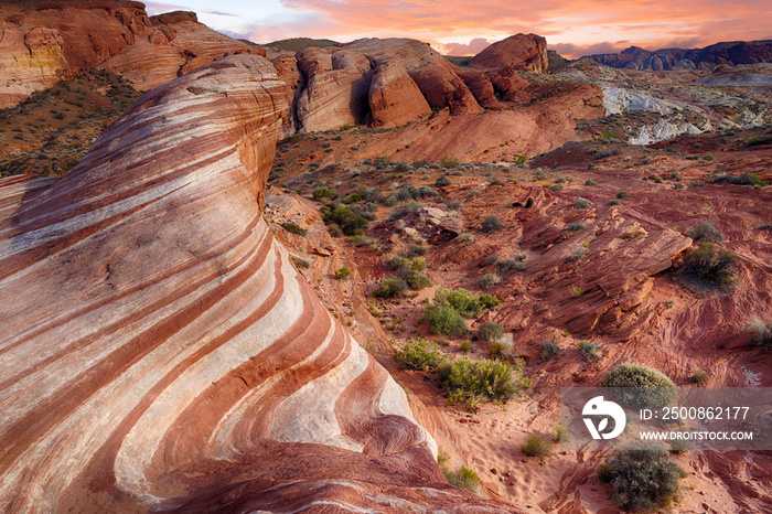 Fire wave in Nevada