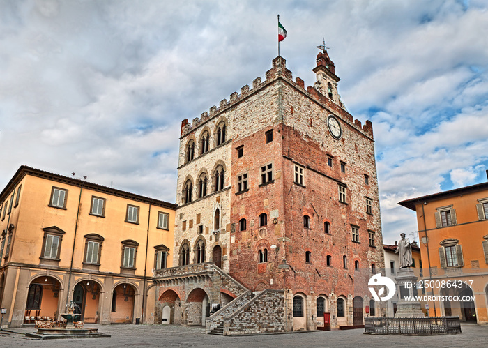 Prato, Tuscany, Italy - Historic palace Palazzo Pretorio