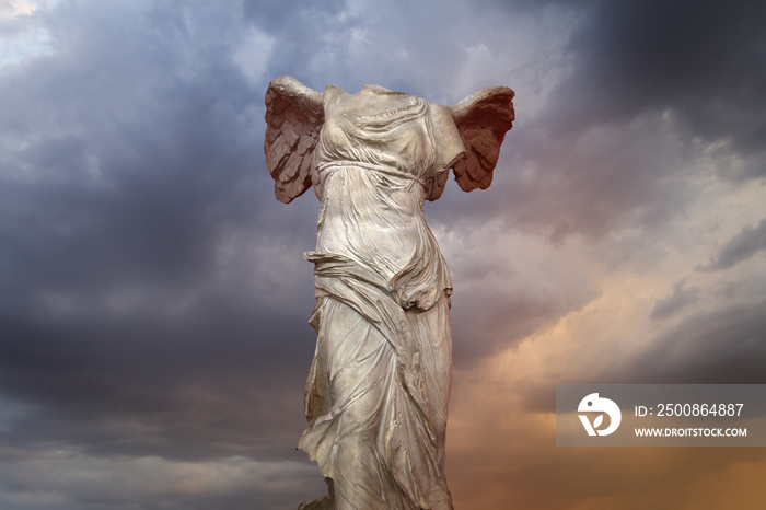 The Winged Victory of Samothrace. Victory of Samotracia Ancient Art