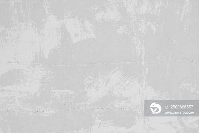 Subtle white washed wall texture background. Cool light soft grey pattern of concrete or cement surface. Abstract template for print or design.