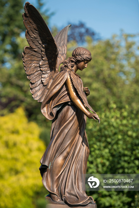 Friedhof, Grabstein, Statue