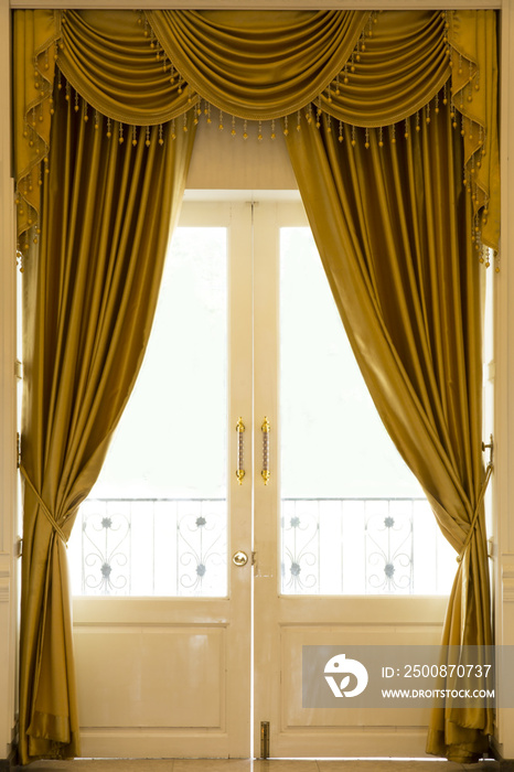 Luxury curtain.