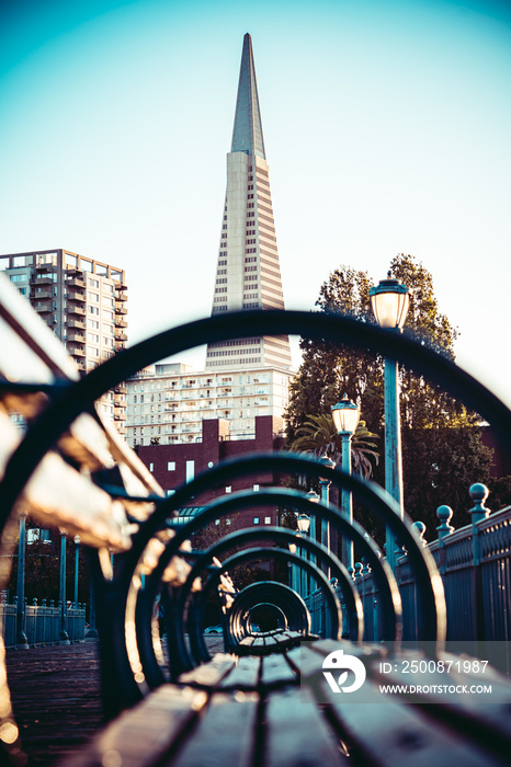 Transamerica Pyramid from Pier 7 in San Francisco