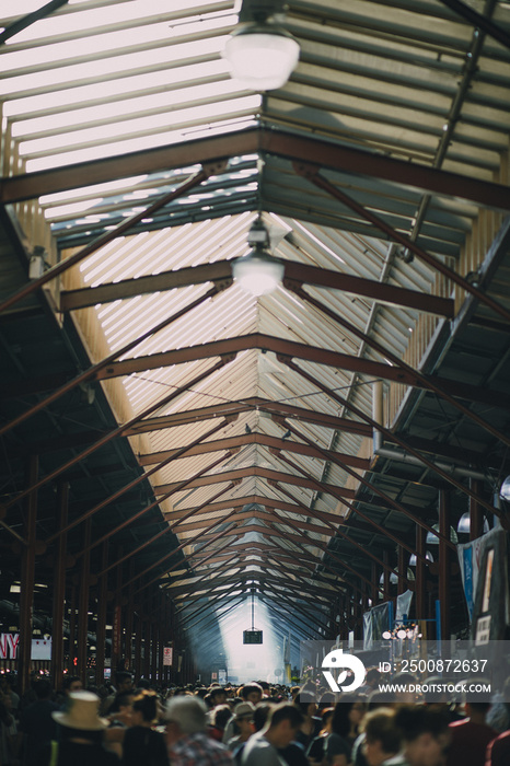 Busy Day At Queen Victoria Market