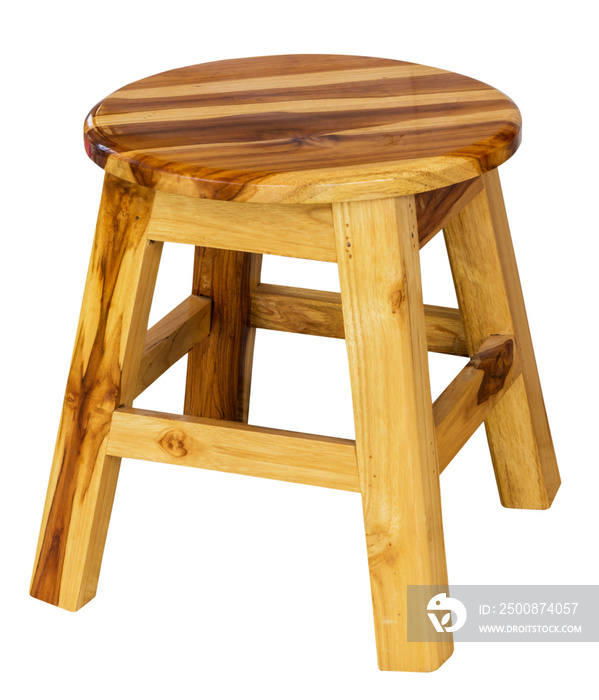 Old wooden chair isolate and save as to PNG file