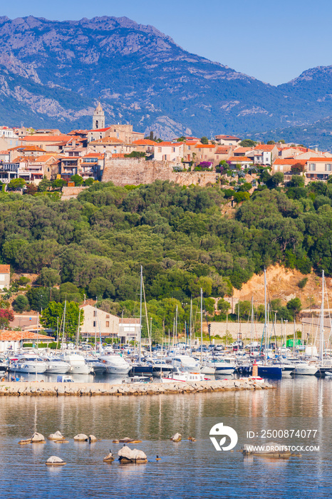 Porto-Vecchio town, coastal cityscape