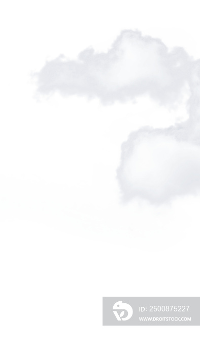 white clouds with transparent background