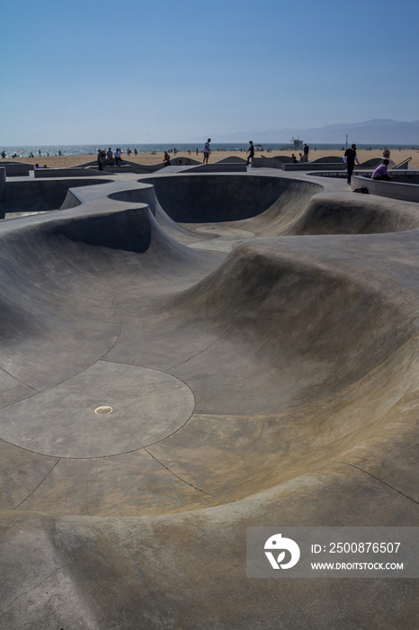 Ocean Front Walk at Venice Beach, Skatepark , California