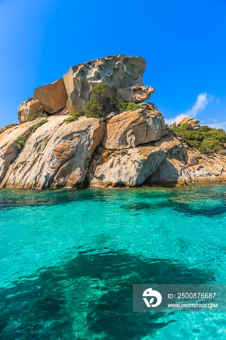 La Maddalena beach, Sardinian Emerald Coast, Italy.