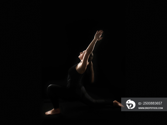 Woman doing yoga