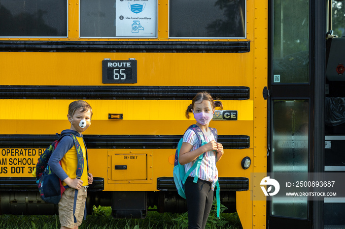 Back to school with masks