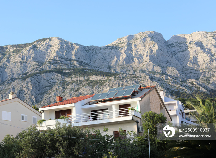 house in the mountains