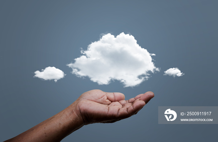 Hand offer the cloud for concept world wide data sharing and communication.