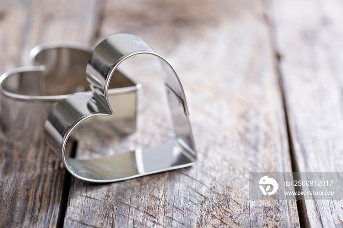 Heart shaped cookie cutter