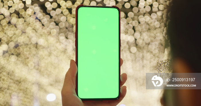 Green Screen Of Smart Phone