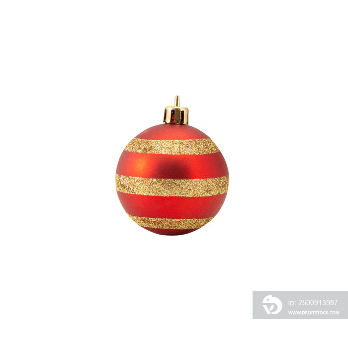 Christmas ball decoration cutout, Png file.