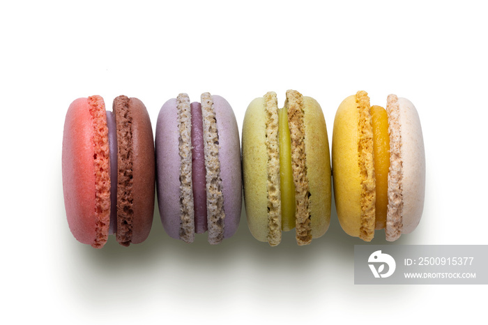 Cake macaron or macaroon on transparent png