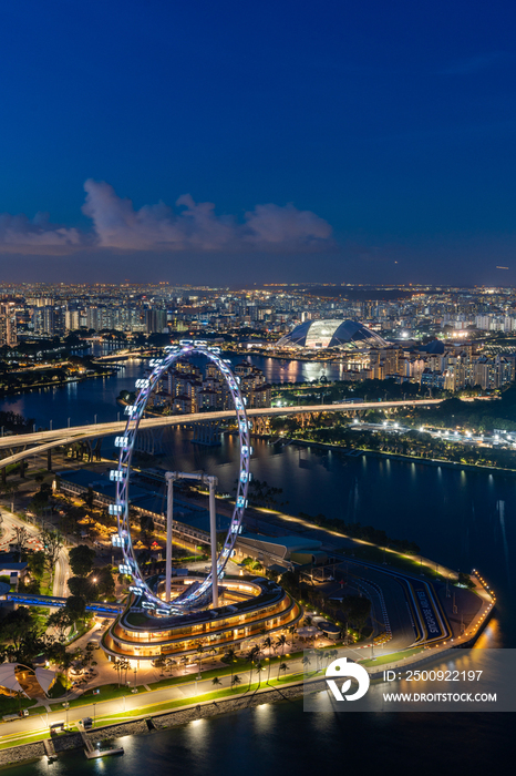 新加坡城市夜景