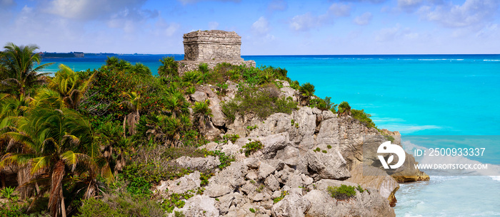 Tulum Mayan city ruins in Riviera Maya