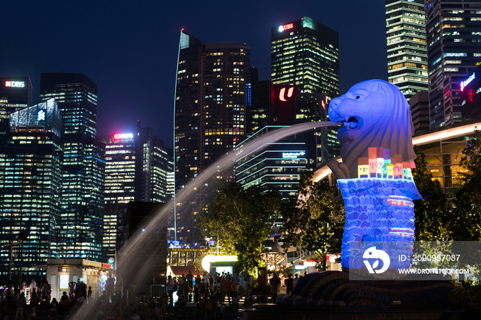 新加坡城市夜景