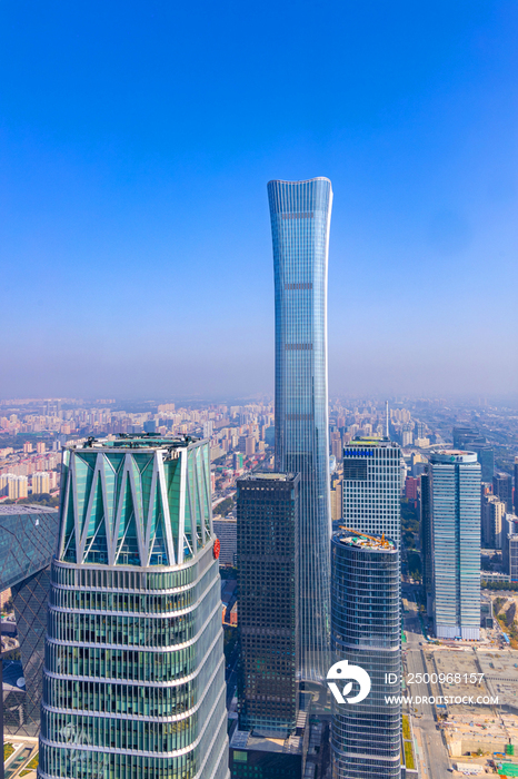 北京国贸CBD中央商务区地标建筑中国尊
