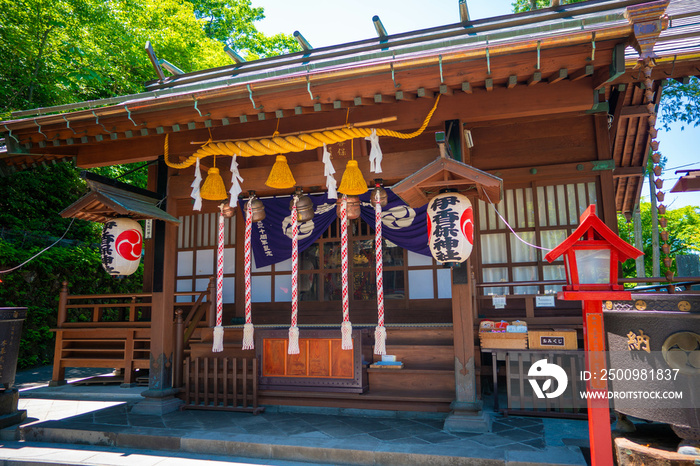 群馬県渋川市伊香保町の伊香保温泉に旅行する風景 Scenery of a trip to Ikaho Hot Springs in Ikaho-machi, Shibukawa City, Gunma Prefecture.