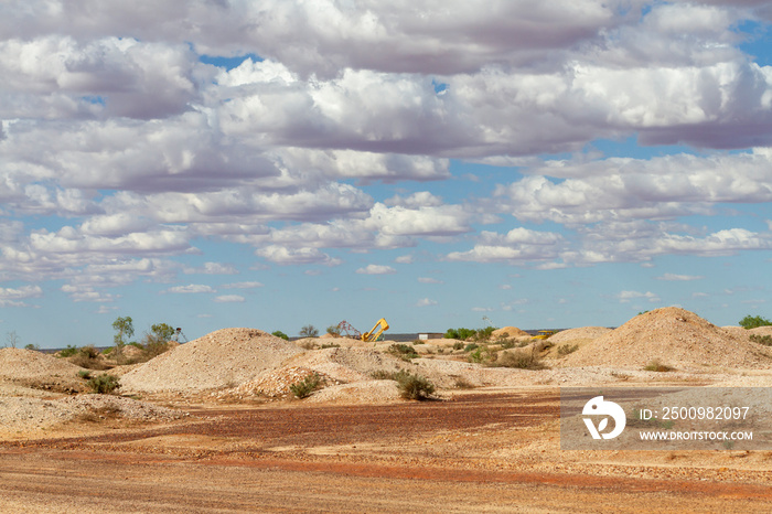 Opal mining at Lightning Ridge, Australia