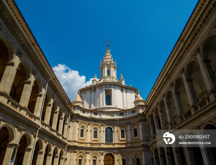 Sant’Ivo alla Sapienza Church in Rome, Italy