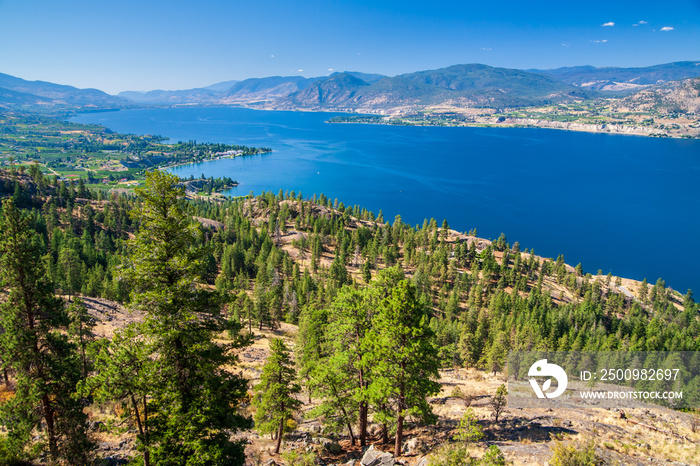 Overlooking Okanagan Lake near Kelowna, British Columbia, Canada