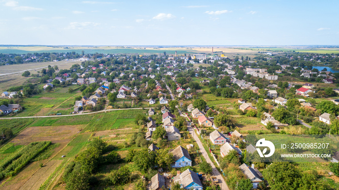 Aerial drone photo - The beautiful mountainous countryside