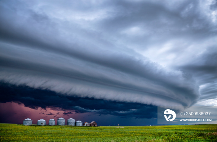 Prairie Storm Shelf  Clouds