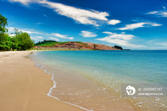 Beautiful beach in Cambodia