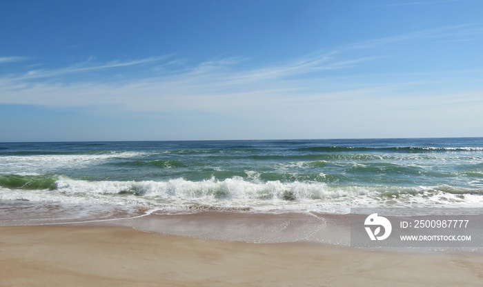 Beautiful ocean view in Atlantic coast of North Florida