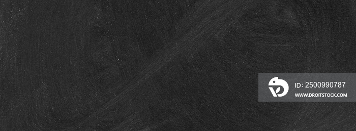 Abstract chalk blackboard with chalk scratch in learing classroom , dimention ratio for facebook cover ready used as background for add text or graphic