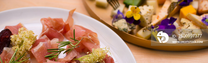 Buffet reception finger food appetizers