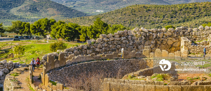 Mycenae City, Peloponese, Greece