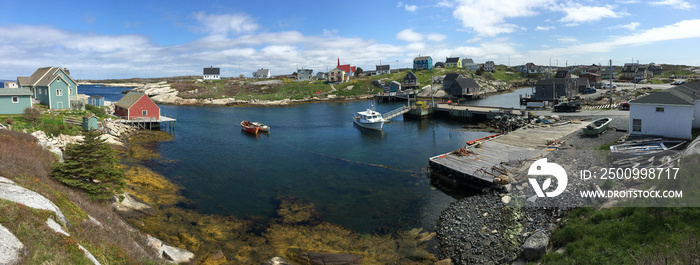 Panorama of Peggy’s Cove, Nova Scotia, Canada