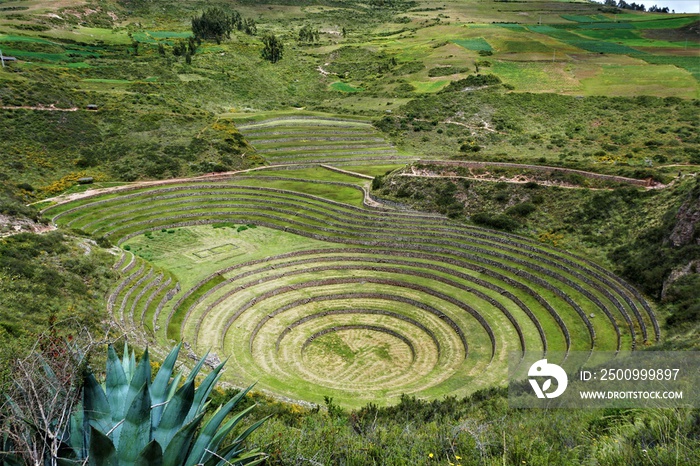 Moray incas town, Peru