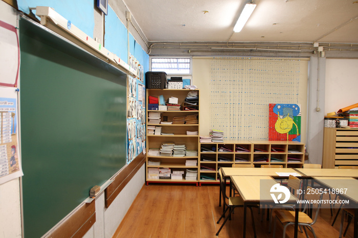 interior of elementary school