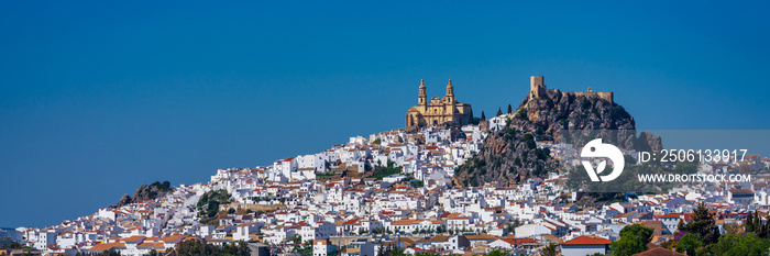 Olvera white village in Cadiz province, Andalusia, Spain