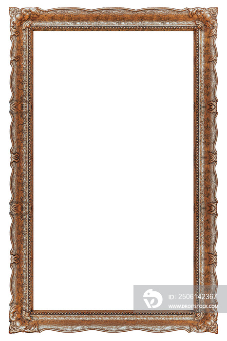 Big Picture frame with empty background copy space - Stock image