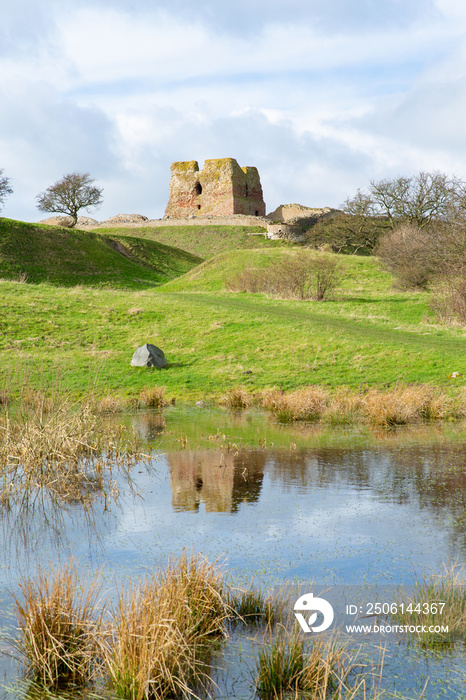 The historic Kalø Castle in Mols Bjerge National Park, Djursland, Denmark