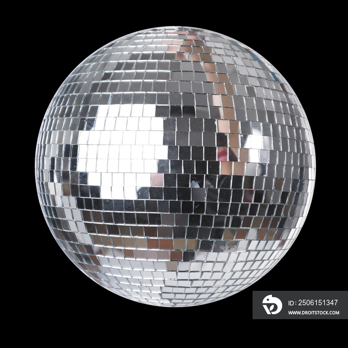 Disco Ball isolated on black background