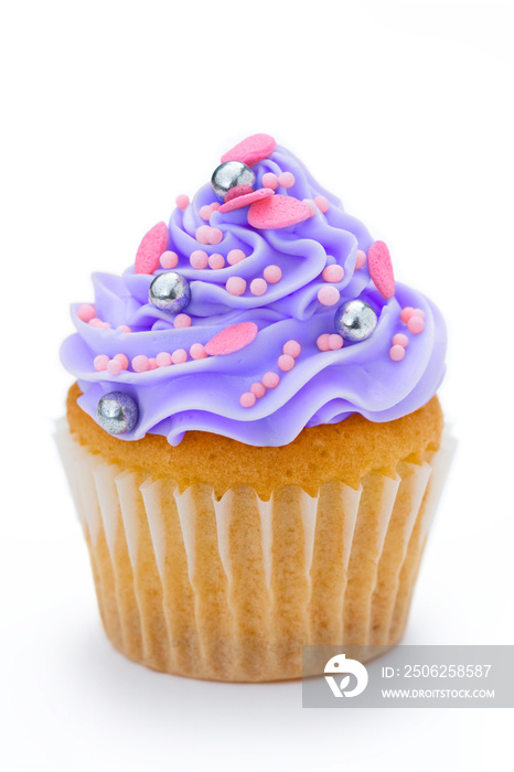 Purple cupcake