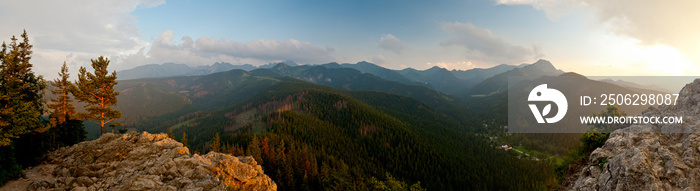 Tatry widok z Nosala