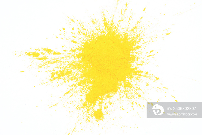 yellow toner powder