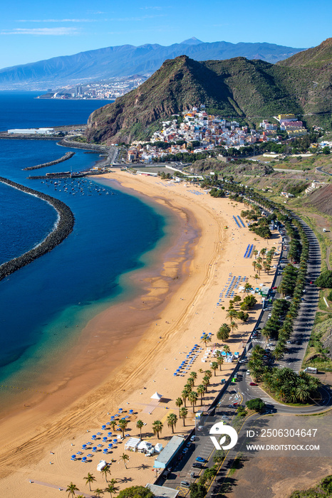 View of Las Teresitas Beach,